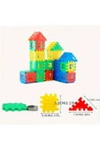 HAPPENS Puzzle City 3d Yapı Ve Tasarım Blokları 64 Parça Eğitici Oyuncak - 5