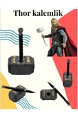 HAPPENS Thor Kalem Mjolnir Çekiç Kalem Aparatı Tükenmez Kalem - 5