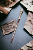 HAPPENS Harry Potter Başlı Voldemort Asa 33 Cm Voldemort Asası Başlı - 6