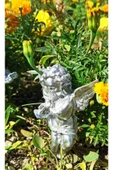 HAPPENS Flüt Çalan Melek Biblo, Duvar Askılı Uzunluk 14 Cm - Genişlik 8 Cm - 2