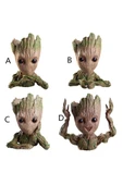 HAPPENS Galaksinin Koruyucuları Baby Groot Figür Eller Havada Saksı Kalemlik Orijinal Ürün Kırılmaz - 7