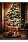 HAPPYLAND Yılbaşı Dekoratif Peri Led Garland Çam Ağaçı Dalı Sarmaltel Işıklı Yeni Yıl 5 M Günışığı Ledli - 3