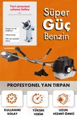 Assur 52 Cc Yan Tipi Benzinli Ot Çalı Çim Biçme Tırpanı - 2