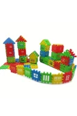 HAPPENS Puzzle City 3d Yapı Ve Tasarım Blokları 128 Parça Eğitici Oyuncak - 5