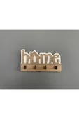 STEP AND MAKER Home Ahşap Duvar Dekoru Anahtar Askısı - 1