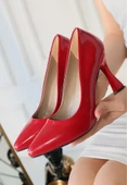 Ulba Kırmızı Rugan Stiletto Ayakkabı thumbnail 1