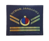 Single Sword Uzman Jandarma Yazılı Asayiş Plastik Rütbe - 4