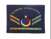 Single Sword Uzman Jandarma Yazılı Asayiş Plastik Rütbe - 3