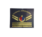 Single Sword Uzman Jandarma Yazılı Asayiş Plastik Rütbe - 5