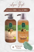 Eyüp Sabri Tuncer Argan Yağlı Şampuan, Duş Jeli ve Şampuan Fırçası - 1
