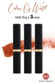 Loreal Paris Color Riche Colors Of Worth Intense Volume Matte Ruj - 600 Nude Audacious x 3 Adet - 1