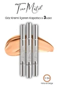 Loreal Paris True Match Göz Kremi İçeren Kapatıcı Natural Beige 3-5N x 3 Adet - 1