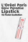 Loreal Paris Glow Paradise Lipstick 112 Pastel Exaltation - 1