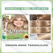 Garnier Nutrisse Yoğun Besleyici Kalıcı Krem Saç Boyası 8.13 Küllü Sarı - 2