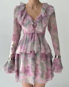 Elose Fırfırlı Elbise thumbnail 2