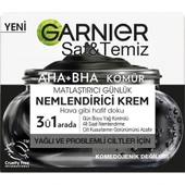 Garnier AHA BHA Kömür 3'ü 1 Arada Matlaştırıcı Günlük Nemlendirici Krem 50 ml - 2