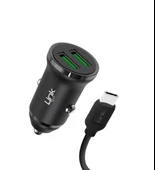 Link Tech C483 Çevre Dostu 12W Tip-C Kablolu Araç Şarj Aletİ - 1