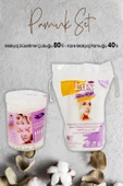 Lux Makyaj Düzeltme Çubuğu 80' li ve Disk Kare Makyaj Pamuğu 40' lı - 1