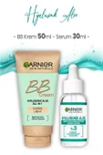 Garnier Süper Serum Hyaluronik Aloe 30 ml ve BB Krem Açık Ton 50 ml - 1