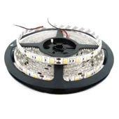 5metre silikonlu şerit LED 5050 DC12V RGB renkli (60Led/M) IP65 ışık aydınlatma lambası Kendinden yapışkanlı - 7
