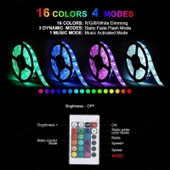5metre silikonlu şerit LED 5050 DC12V RGB renkli (60Led/M) IP65 ışık aydınlatma lambası Kendinden yapışkanlı - 6