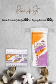 Lux Bebe Pamuk Çubuğu 60' lı ve Zigzag Pamuk 100 gr - 1