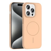 Apple iPhone 15 Pro Kılıf Magsafe Şarj Özellikli Redclick Ruby Silikon Kapak - 1