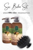 Eyüp Sabri Tuncer Doğal Argan Şampuan 600 ml x 2 Adet ve Masaj Şampuan Fırçası Siyah - 1