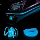 Toyota Corolla C Sedan 2002-2006 Ice Blue 2 Metre Neon İp Torpido Fitili Oto Şerit Led - 1