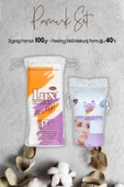 Lux Peeling Etkili Makyaj Pamuğu 40' lı ve Zigzag Pamuk 100 gr - 1