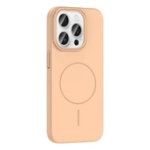 Apple iPhone 15 Pro Max Kılıf Magsafe Şarj Özellikli Redclick Ruby Silikon Kapak - 3