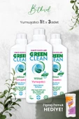 U Green Clean Bitkisel Çamaşır Yumuşatıcısı 1 Litre (Lavanta Kokulu) x 3 Adet ve Hediyeli - 1