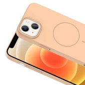 Apple iPhone 13 Kılıf Magsafe Şarj Özellikli Redclick Ruby Silikon Kapak thumbnail 6