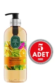 Eyüp Sabri Tuncer Bodrum Mandalinası Doğal Zeytinyağlı Sıvı Sabun 500 ml x 5 Adet thumbnail 1