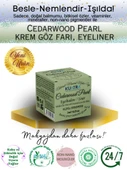Cedarwood Pearl Krem Far, Eyeliner Doğal İçerikli, (Makyaj Beraberinde Çok Değerli Besleyici Cilt Bakımı) - 1