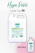 Green Clean Bitkisel Likit Sabun Portakal Yağlı 500 ml ve Çamaşır Suyu 5 lt - 1