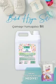 Green Clean Baby Bitkisel Çamaşır Yumuşatıcı Lavanta Yağlı 5 lt ve Hediyeli - 1