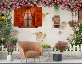 3 Boyutlu Sokak Görünümlü Duvar Kağıdı Baskı thumbnail 5