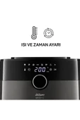 Arzum AR2074-G Airtasty XL Yağsız Fritöz Airfryer, 6 Litre Kapasite, Gümüş - 4