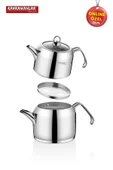 Kahramanlar Delux Mini Boy Platin Çaydanlık Takımı 8011 - 5