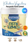 FISTIKOS Tatlı & Parçacıklı Yer Fıstığı Ezmesi 1KG - 1