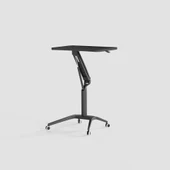 D-Flex Mobil Yükseklik Ayarlı Masa - Siyah Ayak - 3