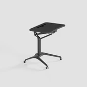 D-Flex Mobil Yükseklik Ayarlı Masa - Siyah Ayak - 2
