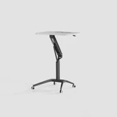 D-Flex Mobil Yükseklik Ayarlı Masa - Siyah Ayak - 3