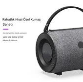 Stereo Bas Yüksek Ses Taşınabilir Kablosuz Bluetooth Hoparlör USB AUX MP3 Müzik Keyfi - 4