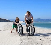 Büyük Boy Radyal Deniz Havuz Can Simiti İç Lastik Şambrel Yetişkinler İçin Yüzme Yardımcı 91 cm Ebat - 6