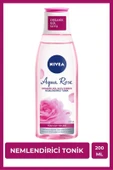 NIVEA Aqua Rose Organik Gül Suyu İçeren Nemlendirici Tonik 200ml, Nemlendirici, Gözenek Arındırıcı thumbnail 1