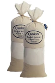 Çankırı Tuzu 2 Kg. (1KG.X2AD.) Bez Torbada Ince Çekim Yemeklik Tuz Orijinal Çankırı Kaya Tuzu - 1