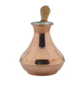 Bakır Sade Zarif Minimal 500ml Türk Kahvesi Renkli Rus Cezvesi - 8