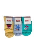 Roff Konçlu Dikişsiz Figürlü Kolej Çorap 3 Adet thumbnail 1